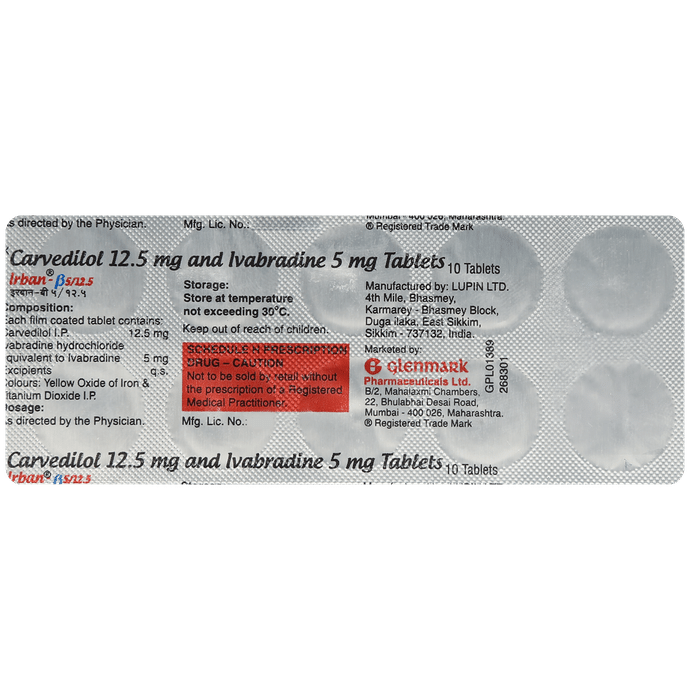 Irban Beta 12.5mg/5mg Tablet
