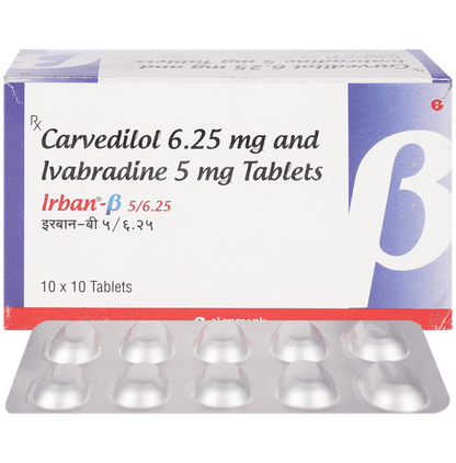 Irban Beta 6.25mg/5mg Tablet - Classic Derma