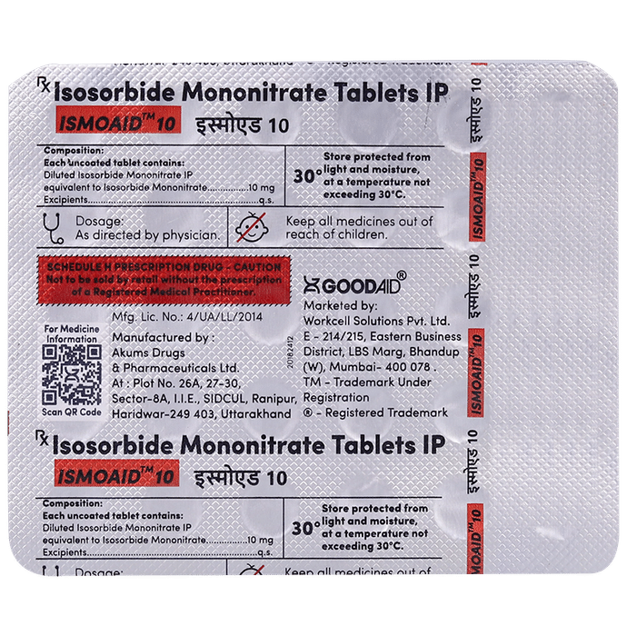 Ismoaid 10 Tablet
