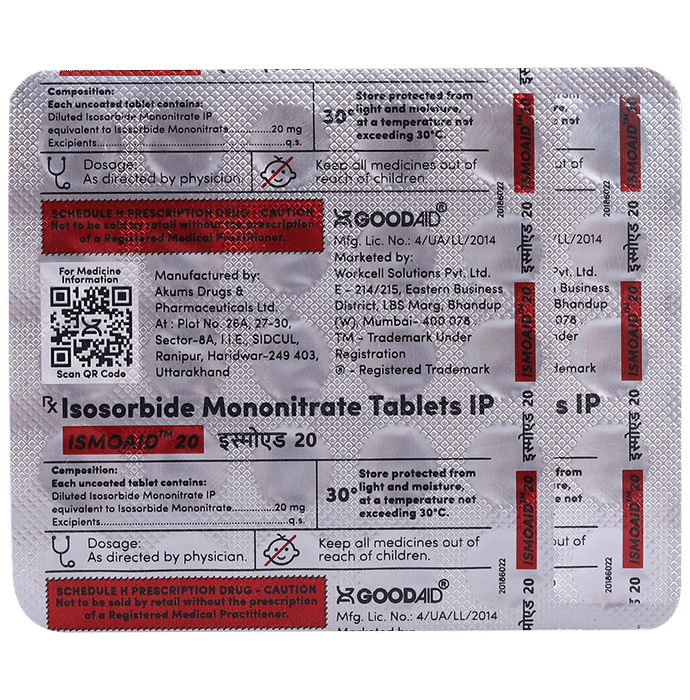 Ismoaid 20 Tablet