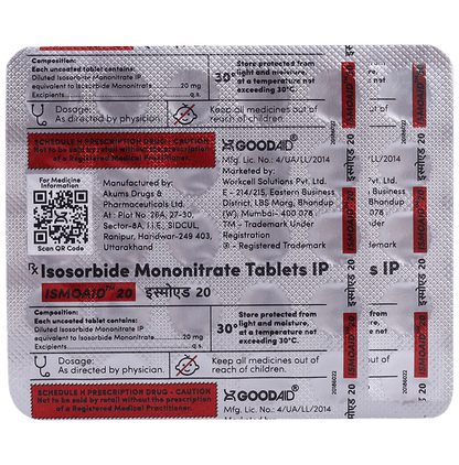 Ismoaid 20 Tablet
