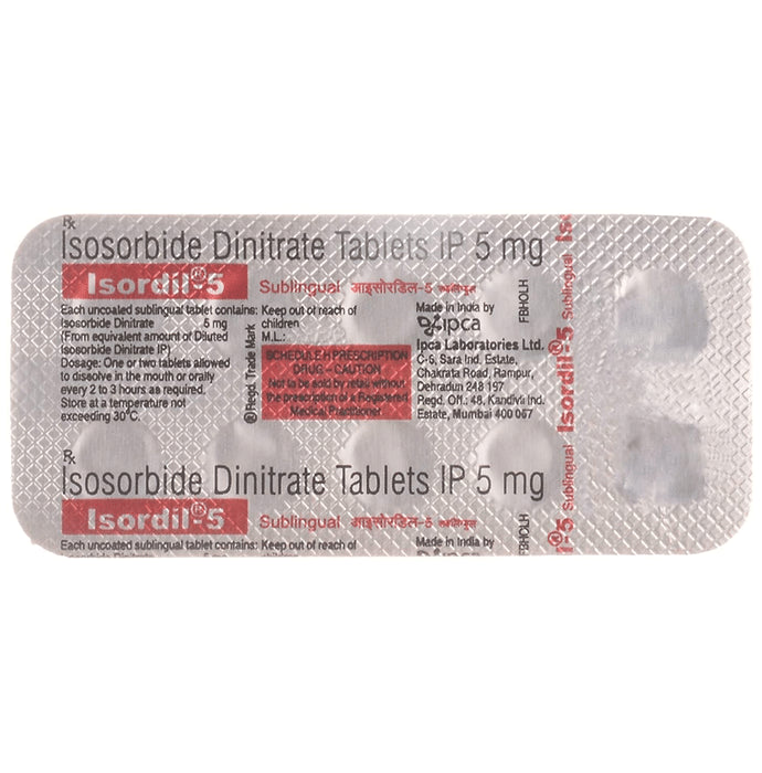 Isordil 5 Sublingual tablet
