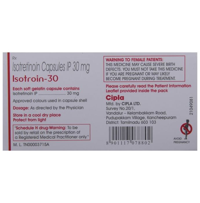 Isotroin 30 Capsule