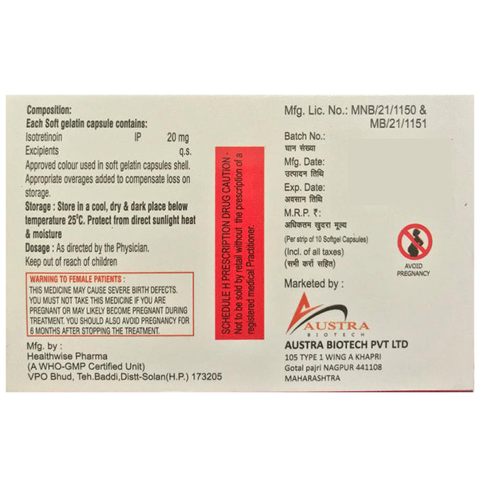 Isotuf 20 Softgel Capsule