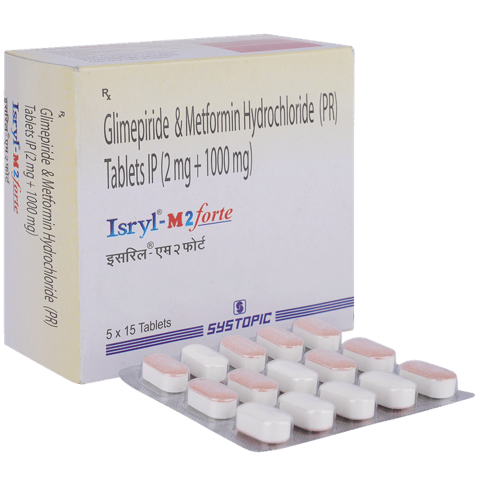 Isryl-M 2 Forte Tablet PR - Classic Derma