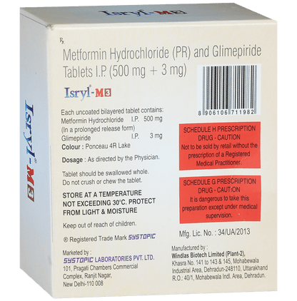 Isryl-M 3 Tablet PR