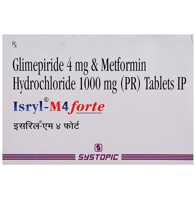 Isryl-M 4 Forte Tablet PR - Classic Derma