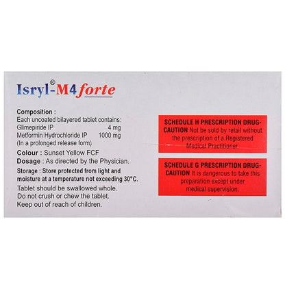 Isryl-M 4 Forte Tablet PR