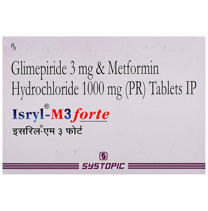 Isryl-M3 Forte Tablet PR - Classic Derma