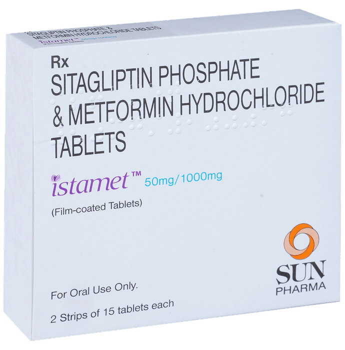 Istamet 50mg/1000mg Tablet