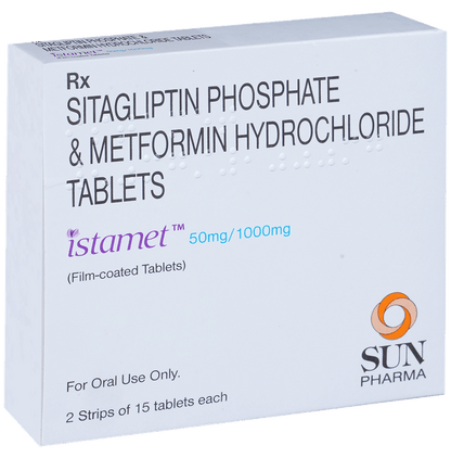 Istamet 50mg/1000mg Tablet