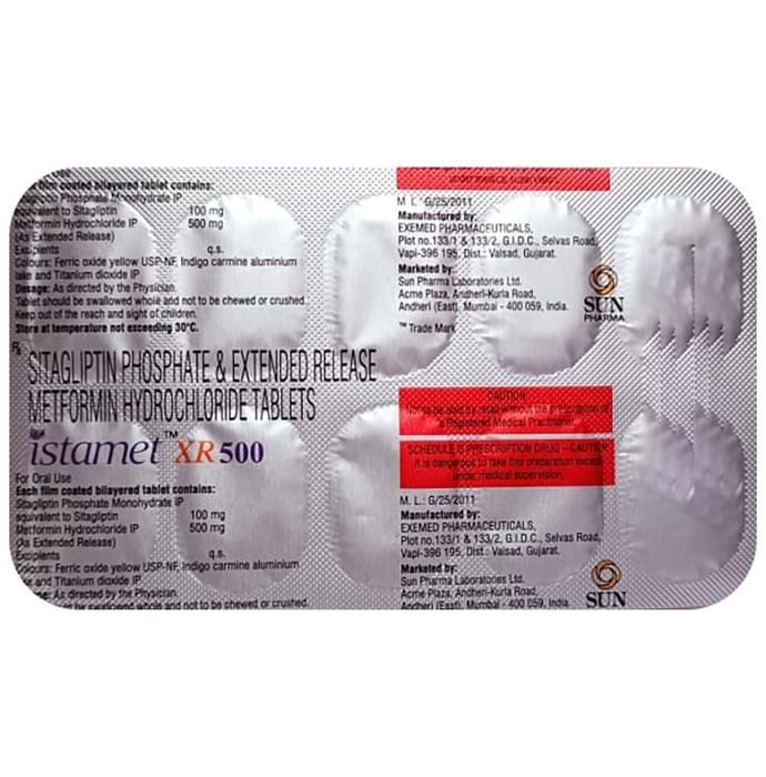 Istamet XR 500 Tablet