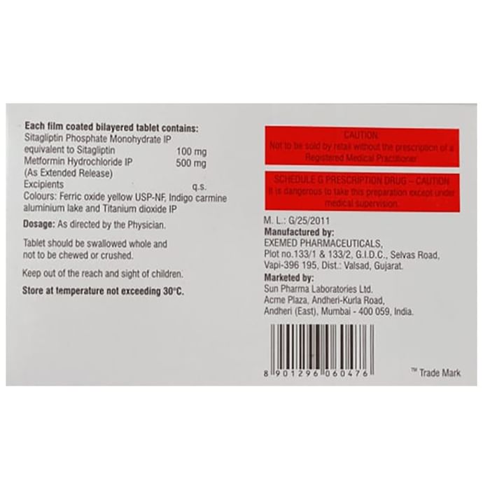 Istamet XR 500 Tablet