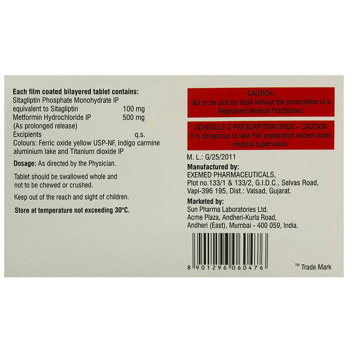 Istamet XR 500 Tablet