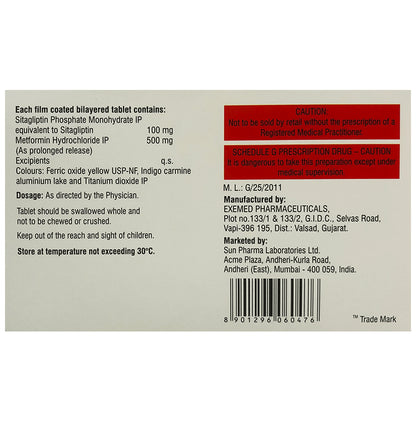 Istamet XR 500 Tablet