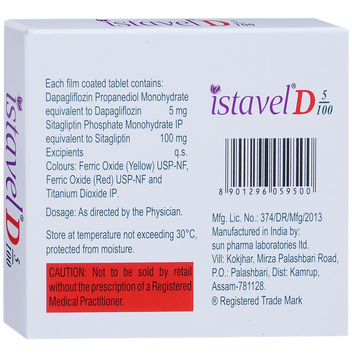 Istavel D 5mg/100mg Tablet