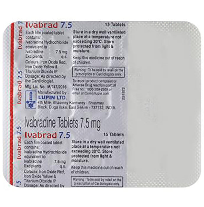 Ivabrad 7.5 Tablet