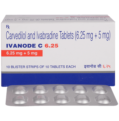 Ivanode C 6.25mg/5mg Tablet - Classic Derma