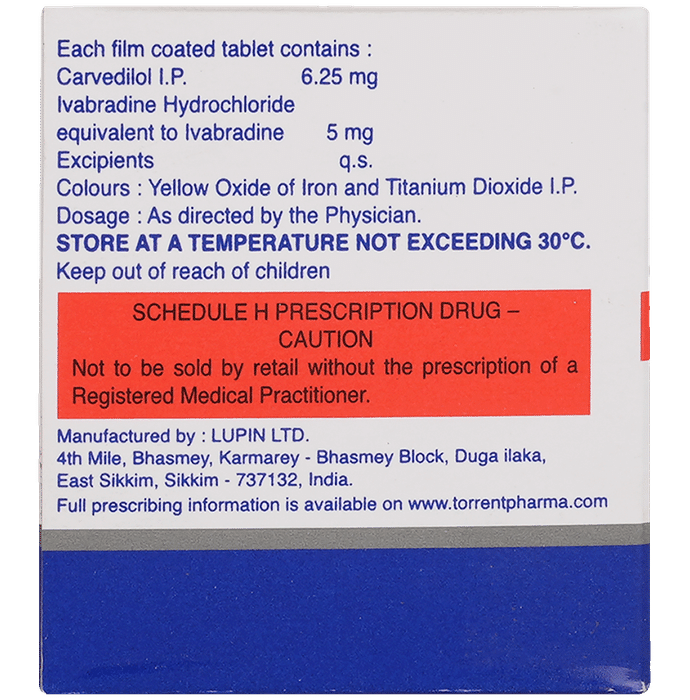 Ivanode C 6.25mg/5mg Tablet