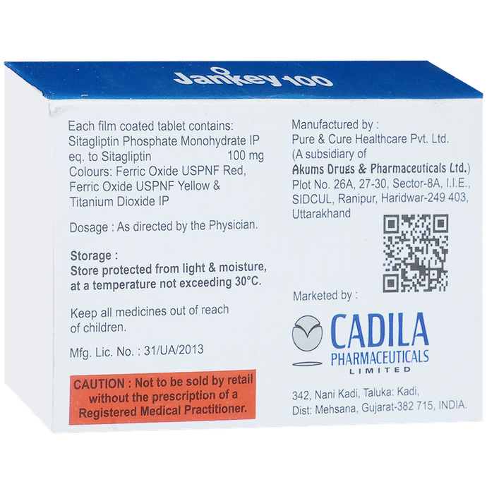 Jankey 100mg Tablet