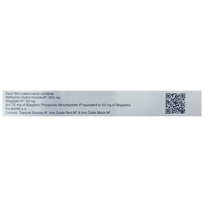Janumet 50mg/500mg Tablet