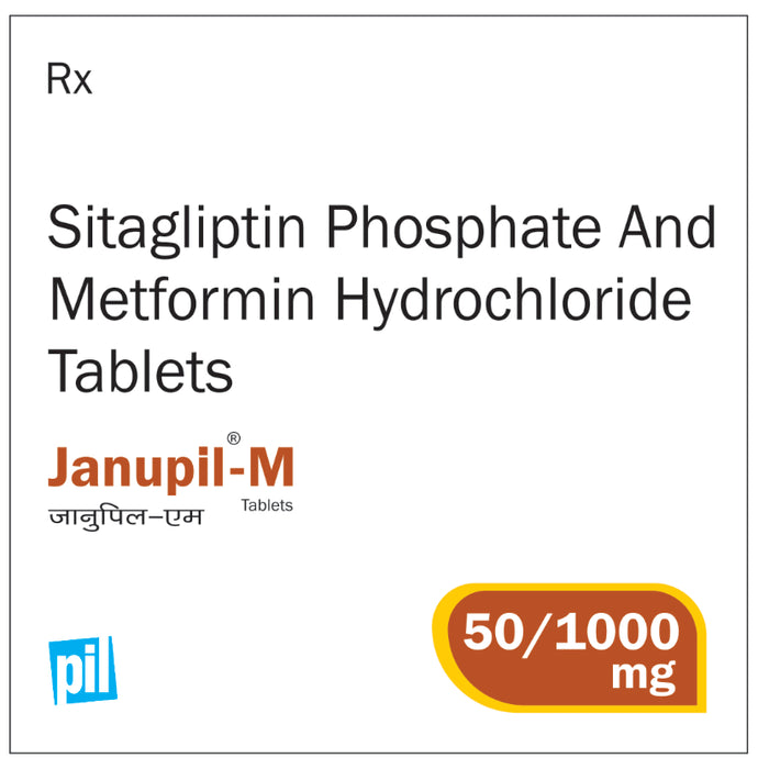 Janupil-M 50/1000mg Tablet - Classic Derma
