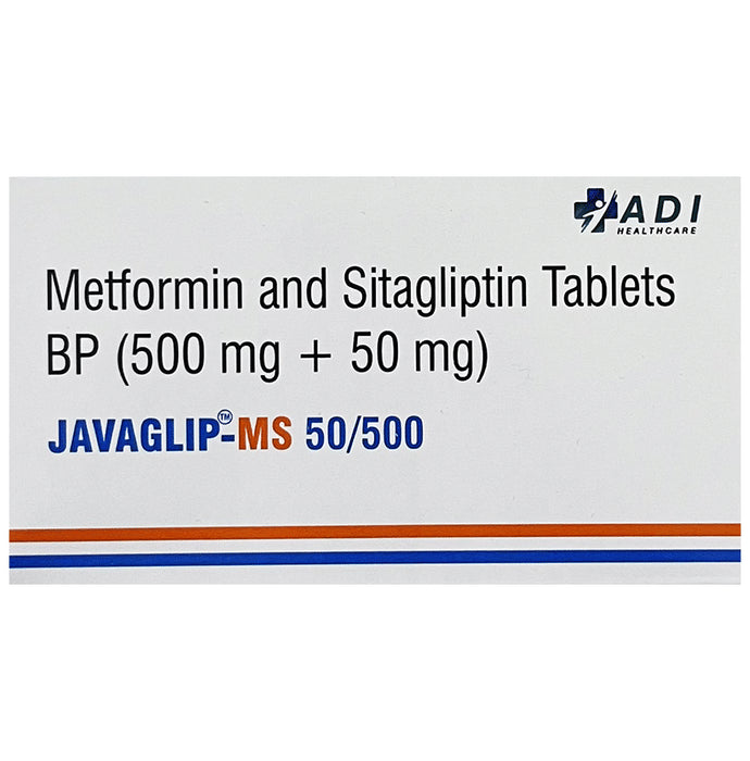 Javaglip-MS 50/500 Tablet - Classic Derma