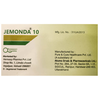 Jemonda 10 Tablet