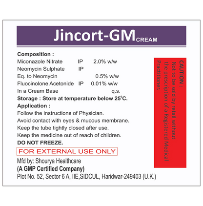 Jincort-GM Cream