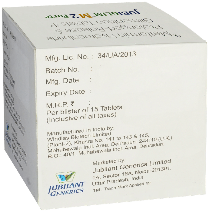 Jubiglim M 2 Forte Tablet PR