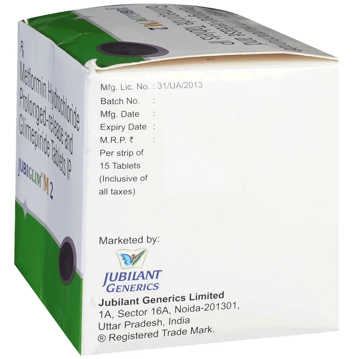 Jubiglim M 2 Tablet PR