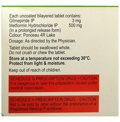 Jubiglim M 3 Tablet PR