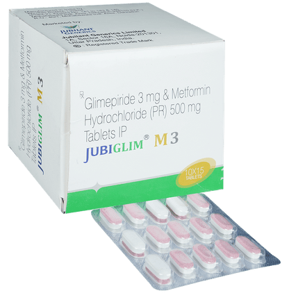 Jubiglim M 3mg/500mg Tablet - Classic Derma