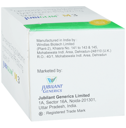 Jubiglim M 3mg/500mg Tablet
