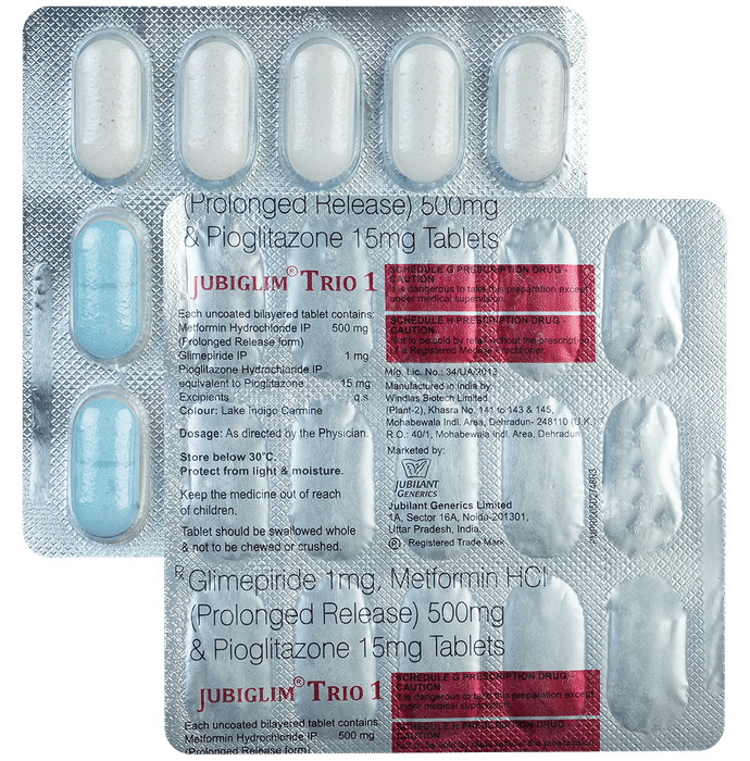 Jubiglim Trio 1 Tablet PR - Classic Derma