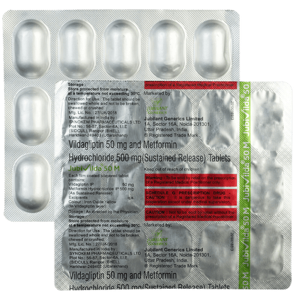 Jubivilda 50 M Tablet SR - Classic Derma