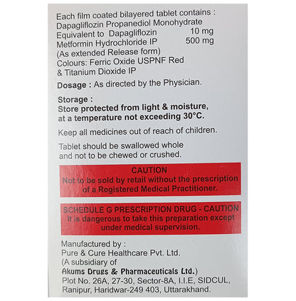 Jusdap-M 500 Tablet ER