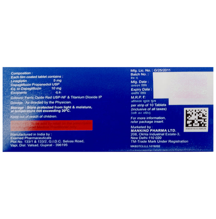 Juslina-D 10mg/5mg Tablet