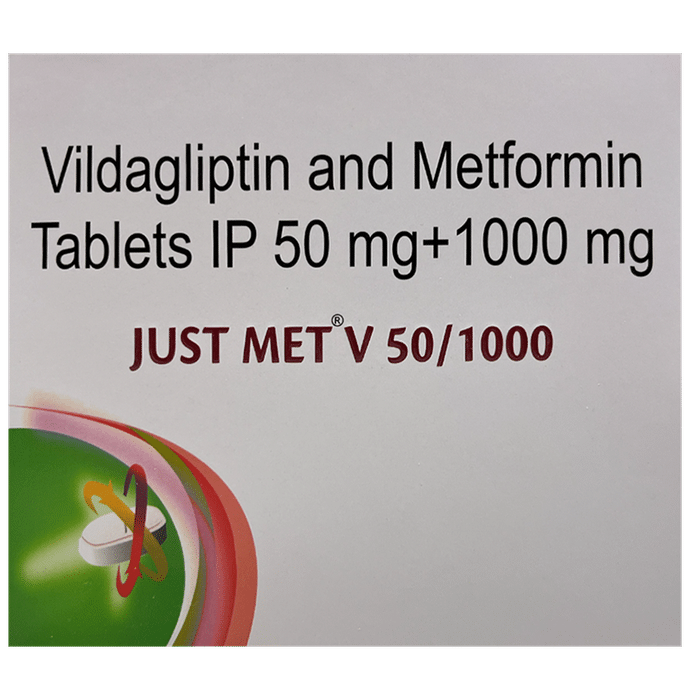 Just Met V 50/1000 Tablet - Classic Derma