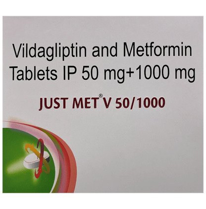 Just Met V 50/1000 Tablet - Classic Derma