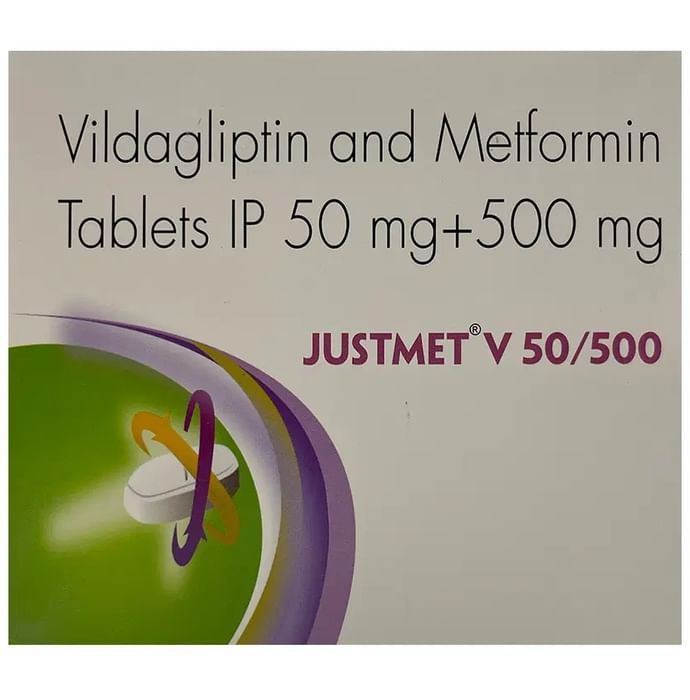 Justmet V 50/500 Tablet - Classic Derma