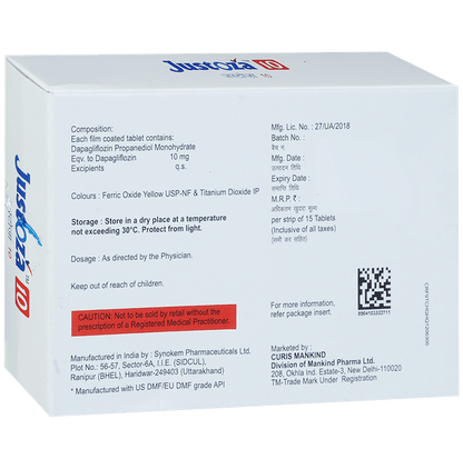 Justoza 10 Tablet