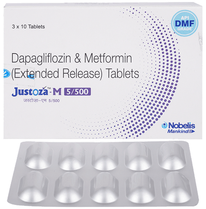 Justoza-M 5/500 Tablet ER - Classic Derma