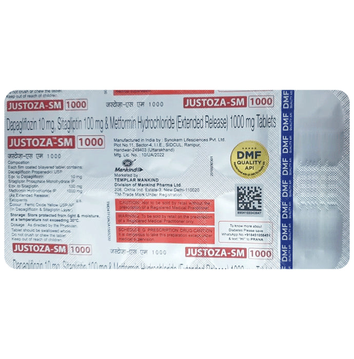 Justoza-SM 1000 Tablet ER