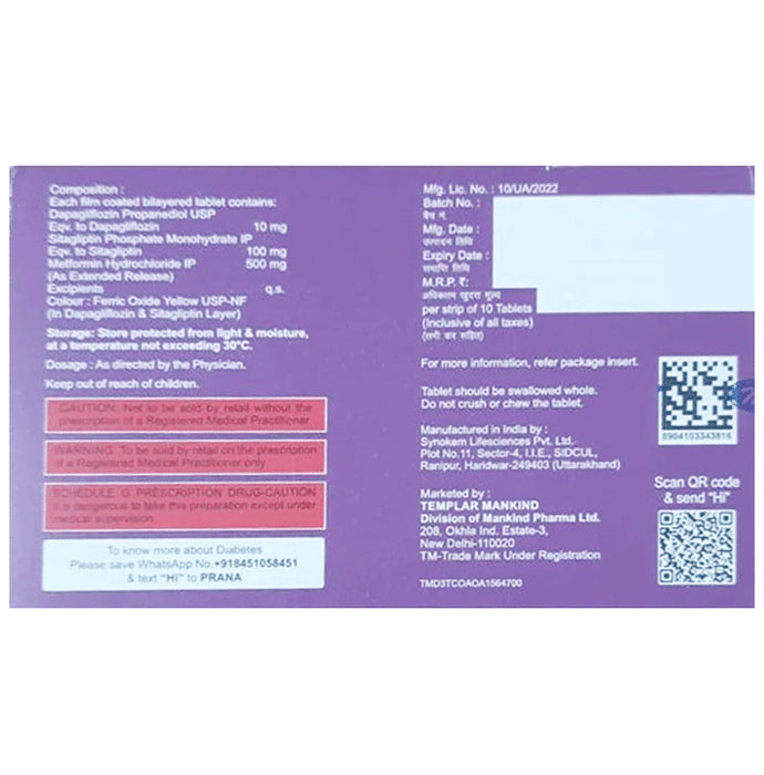 Justoza-SM 500 Tablet ER