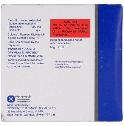 Ranolaz Tablet ER