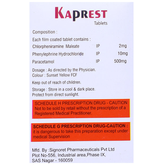 Kaprest Tablet
