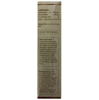 Keto SZ Hair Wash Sulphate Free Paraben Free