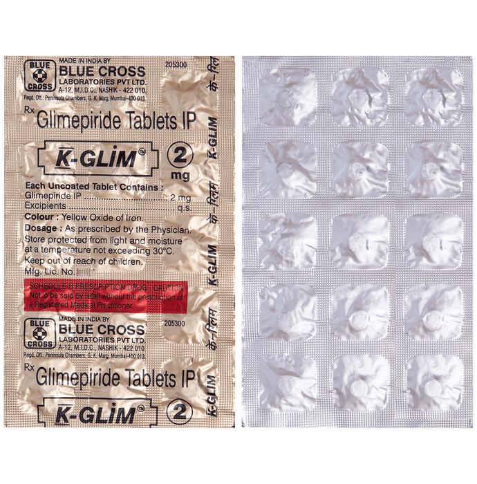 K-Glim 2mg Tablet - Classic Derma