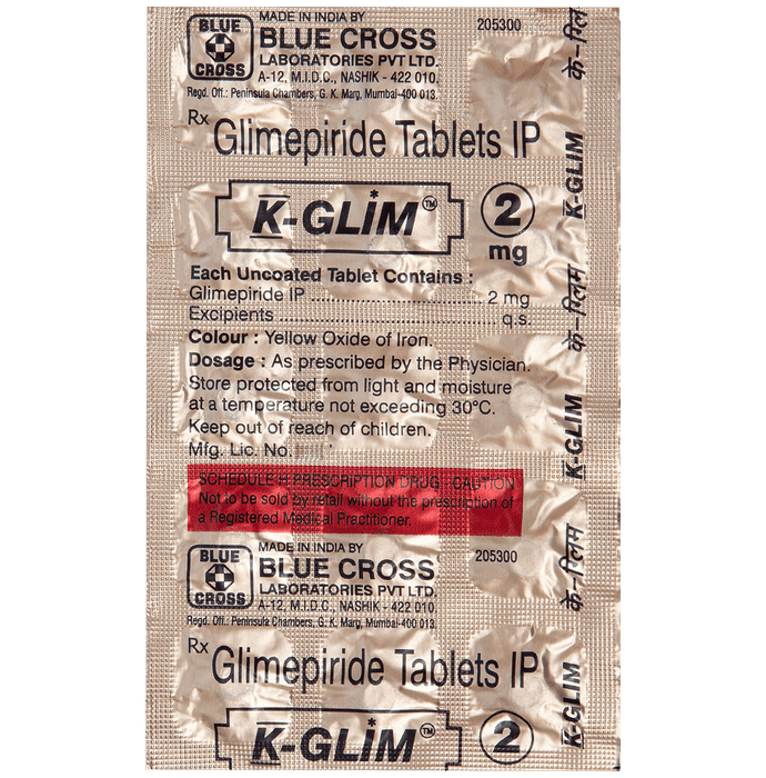 K-Glim 2mg Tablet